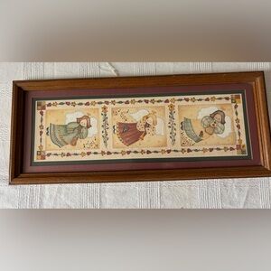 Home Interiors Framed Joy to the World Angels